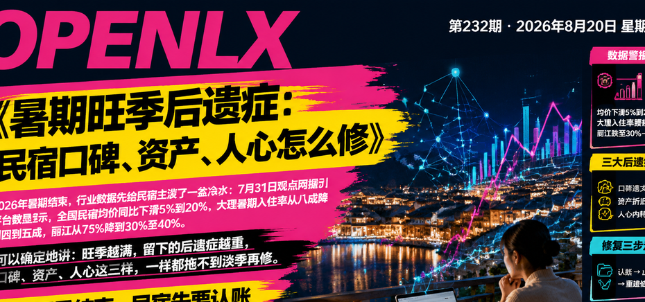 暑期旺季后遗症：民宿口碑、资产、人心怎么修｜民宿旺季后遗症、民宿口碑